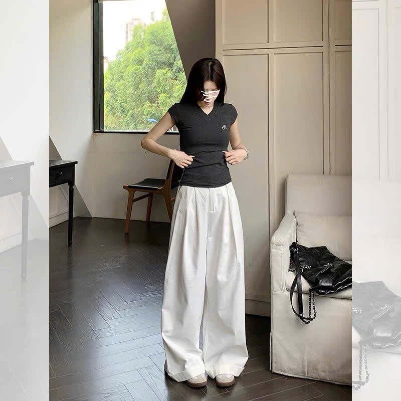 Quần ống rộng kaki thiết kế mới 2025. dễ mix đồ, sẵn đủ màu By Bika Shop (K6)