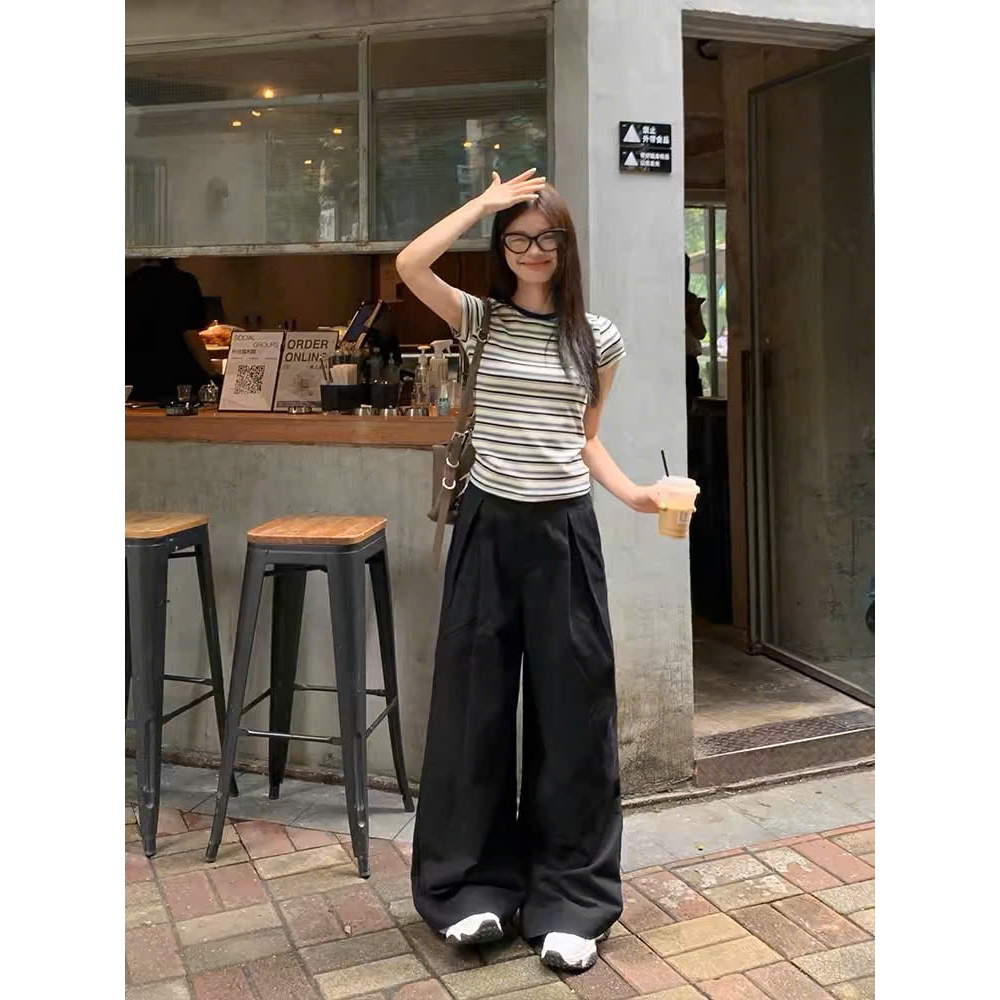 Quần ống rộng kaki thiết kế mới 2025. dễ mix đồ, sẵn đủ màu By Bika Shop (K6)