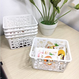 Giỏ nhựa đựng đồ để bàn, Rổ nhật bé nhựa việt nhật nhỏ gọn 5690