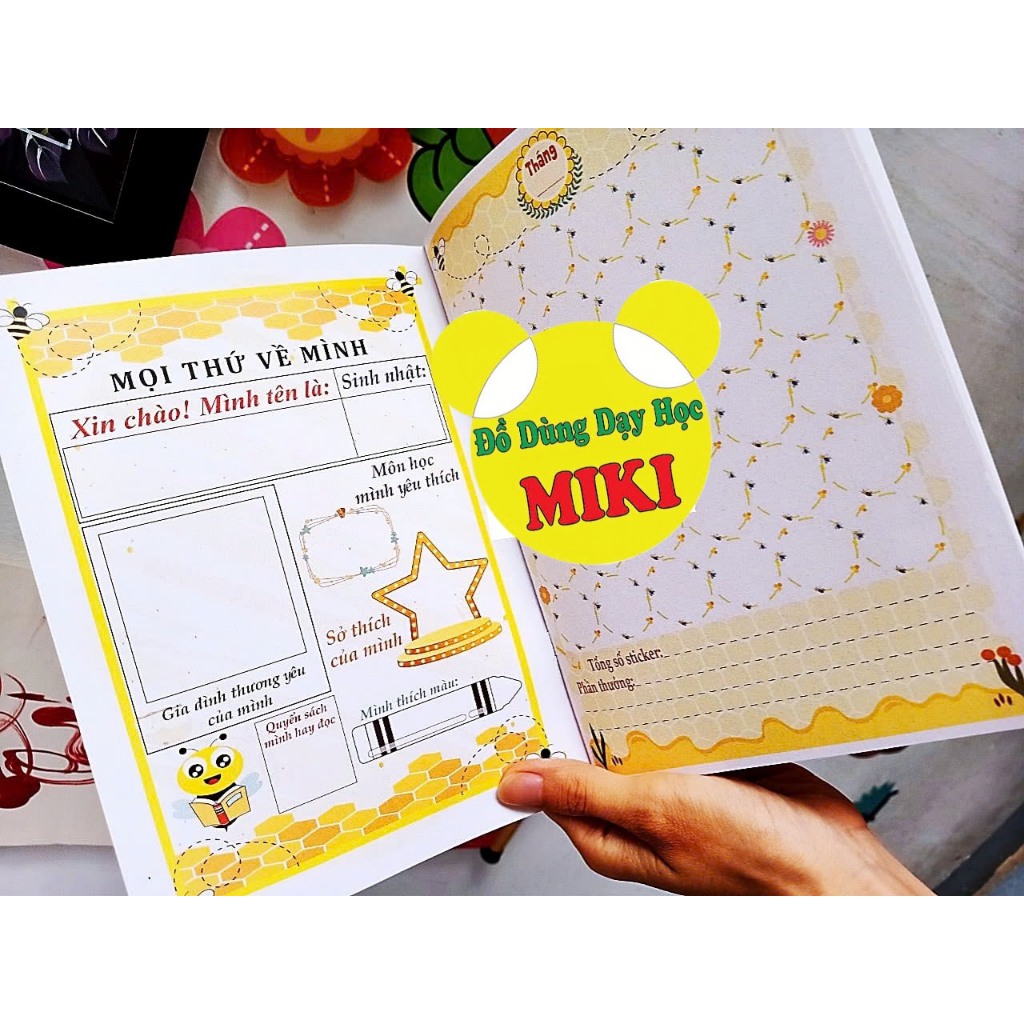 ☘️ SỔ CHĂM NGOAN 🐝Ong chăm chỉ