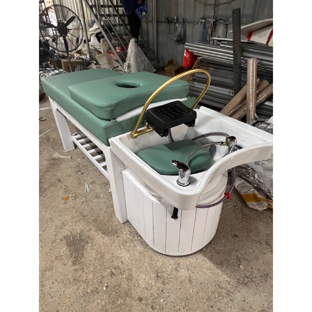 ️Giường Gội Đầu Dưỡng Sinh, Giường Gội 2in1 ,Giường Gội Đầu Cao Cấp Khung Gỗ Keo Hàng Chắc Chắn, Bền Đẹp Da sịn