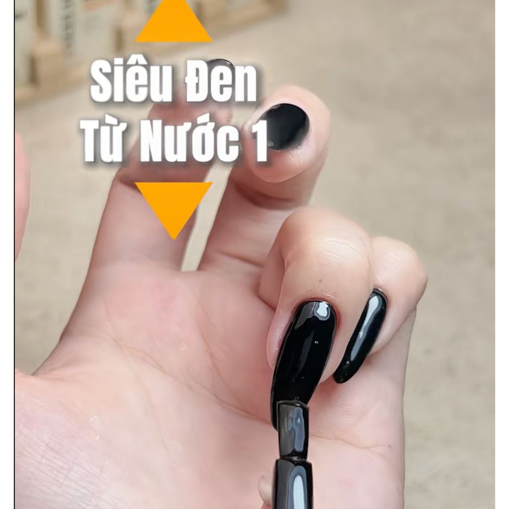 Sơn Siêu Đen Cao Cấp Angelica Chất Sơn Đặc Mịn Tăng Độ Bóng Tuyết Đối Chai 20g ANG-SGD