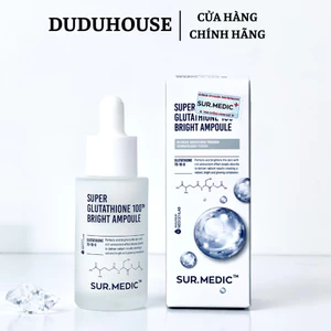 Tinh Chất Sur.medic Super Glutathione 100 Bright Ampoule Truyền Trắng, Sáng Da 32ml Duduhouse