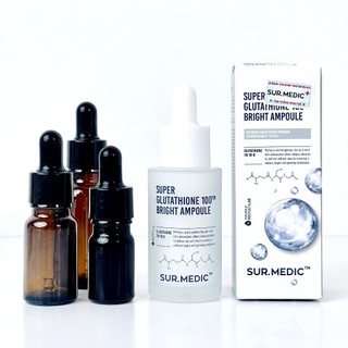 Tinh Chất Sur.medic Super Glutathione 100 Bright Ampoule Truyền Trắng, Sáng Da 32ml Duduhouse