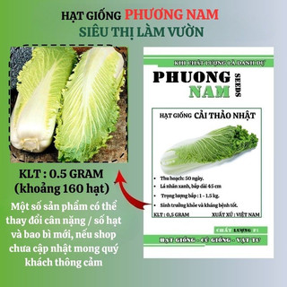 0,5 Gram - Hạt Giống Cải Thảo Nhật Phương Nam