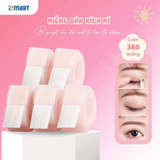Miếng dán kích mí lưới tàng hình, kích mí tròn đều, phù hợp mọi dáng mắt, không lộ.