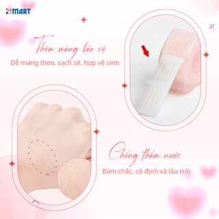 Miếng dán kích mí lưới tàng hình, kích mí tròn đều, phù hợp mọi dáng mắt, không lộ.