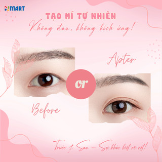 Miếng dán kích mí lưới tàng hình, kích mí tròn đều, phù hợp mọi dáng mắt, không lộ.