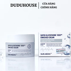 Kem Dưỡng Trắng Da Sur.Medic Super Glutathione 1000TM Enriched Cream 50g Duduhouse