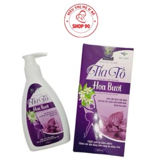 Combo 2 hộp Dung dịch vệ sinh 150ml tía tô hoa bưởi giúp làm sạch vùng kín, thơm mát 24h