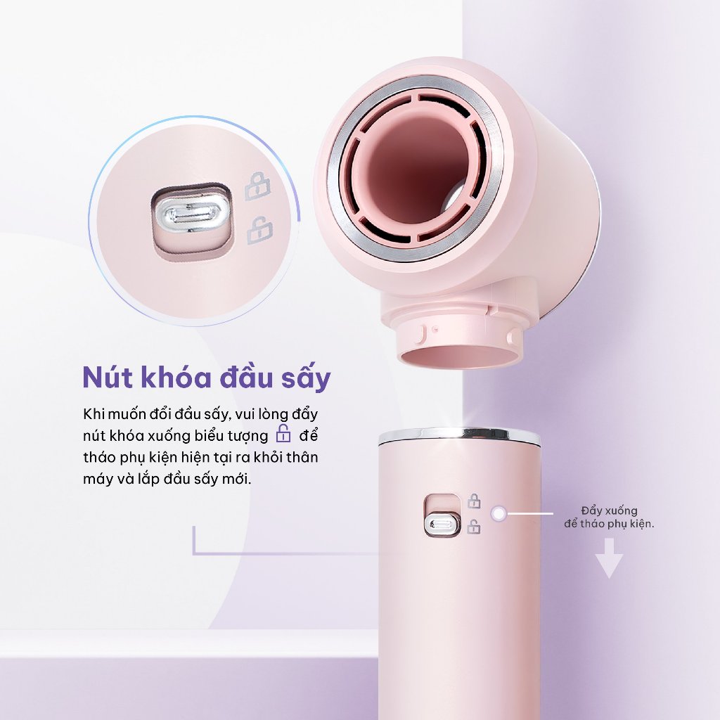 Ảnh Máy sấy tạo kiểu tóc 5in1 ion âm Masuto AirStyler 2 chiều nóng lạnh tạo kiểu bảo vệ tóc bảo hành 24 tháng 3