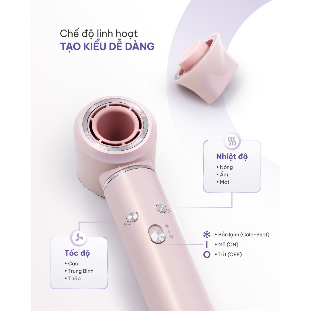 Ảnh Máy sấy tạo kiểu tóc 5in1 ion âm Masuto AirStyler 2 chiều nóng lạnh tạo kiểu bảo vệ tóc bảo hành 24 tháng 1