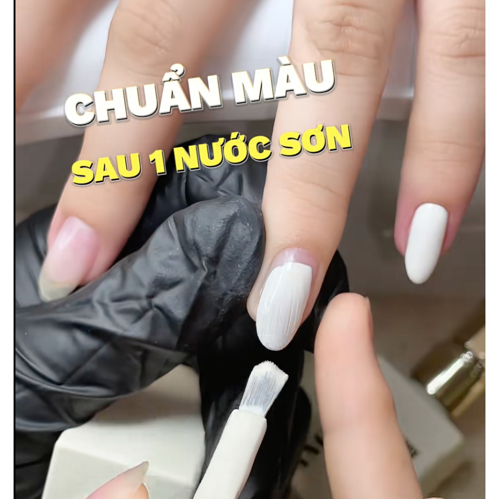 Sơn Trắng Sữa Chua Cao Cấp Angelica Chất Siêu Đặc Mịn Tăng Độ Bóng Tuyệt Đối Chai 20g ANG-SGSC