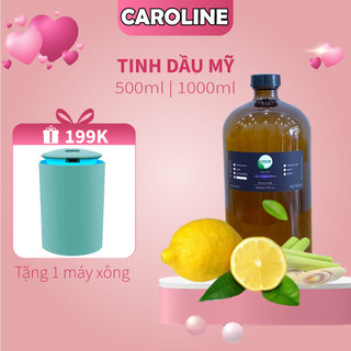 Tinh dầu xông thơm phòng thiên nhiên CAROLINE hương Sả Chanh Big Size khử mùi hiệu quả - Chính Hãng
