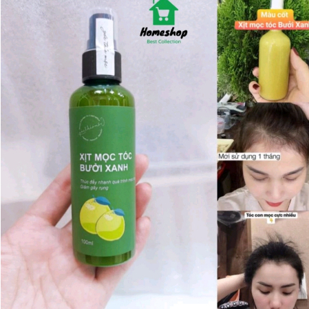 Combo Liệu Trình 3 chai xịt mọc tóc bưởi xanh