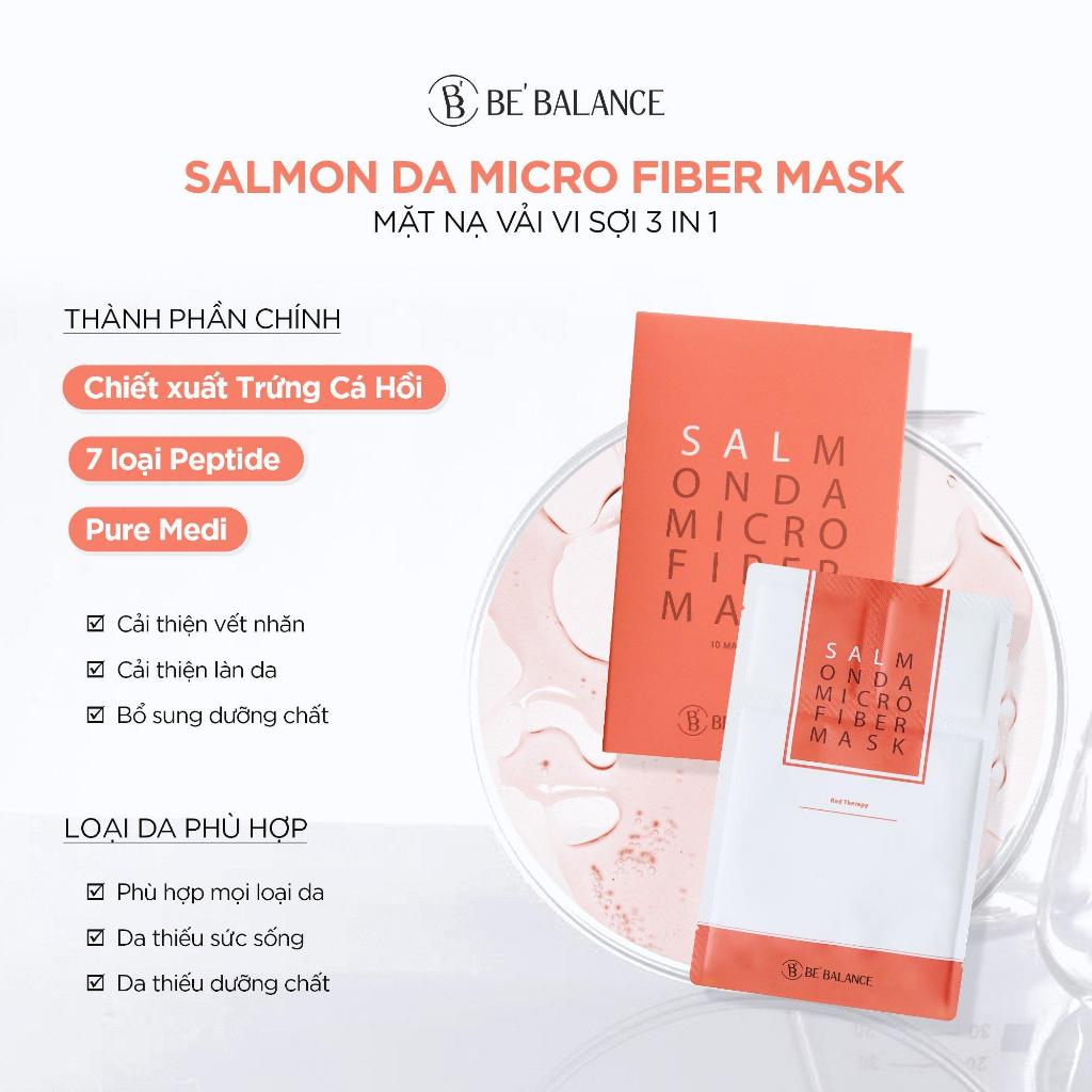 Ảnh Combo Mix 6 Miếng Mặt Nạ Vải Vi Sợi Be'Balance MICRO FIBER MASK giúp Làm Đẹp Da 4