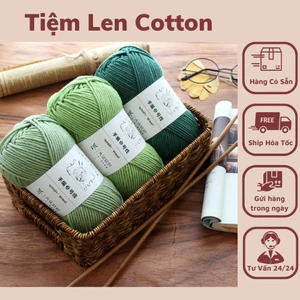 Len Yaoh Wool - 100g ( đan mũ,đan khăn,dan áo)