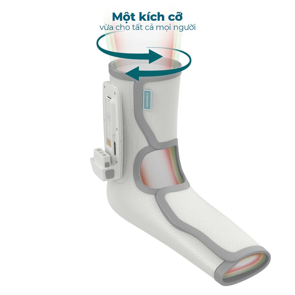 Bao massage khí nén quấn cổ chân HoMedics SR-CMF10H