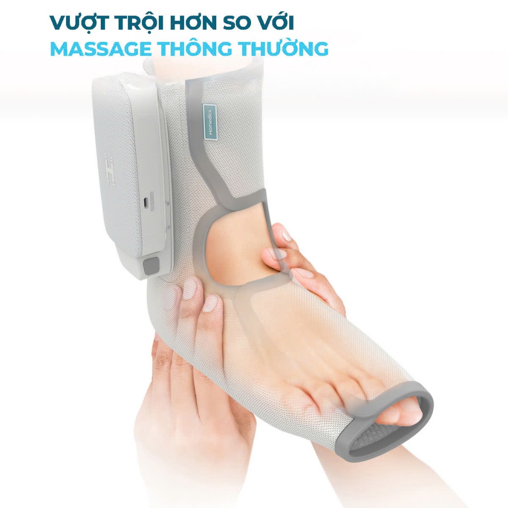 Bao massage khí nén quấn cổ chân HoMedics SR-CMF10H