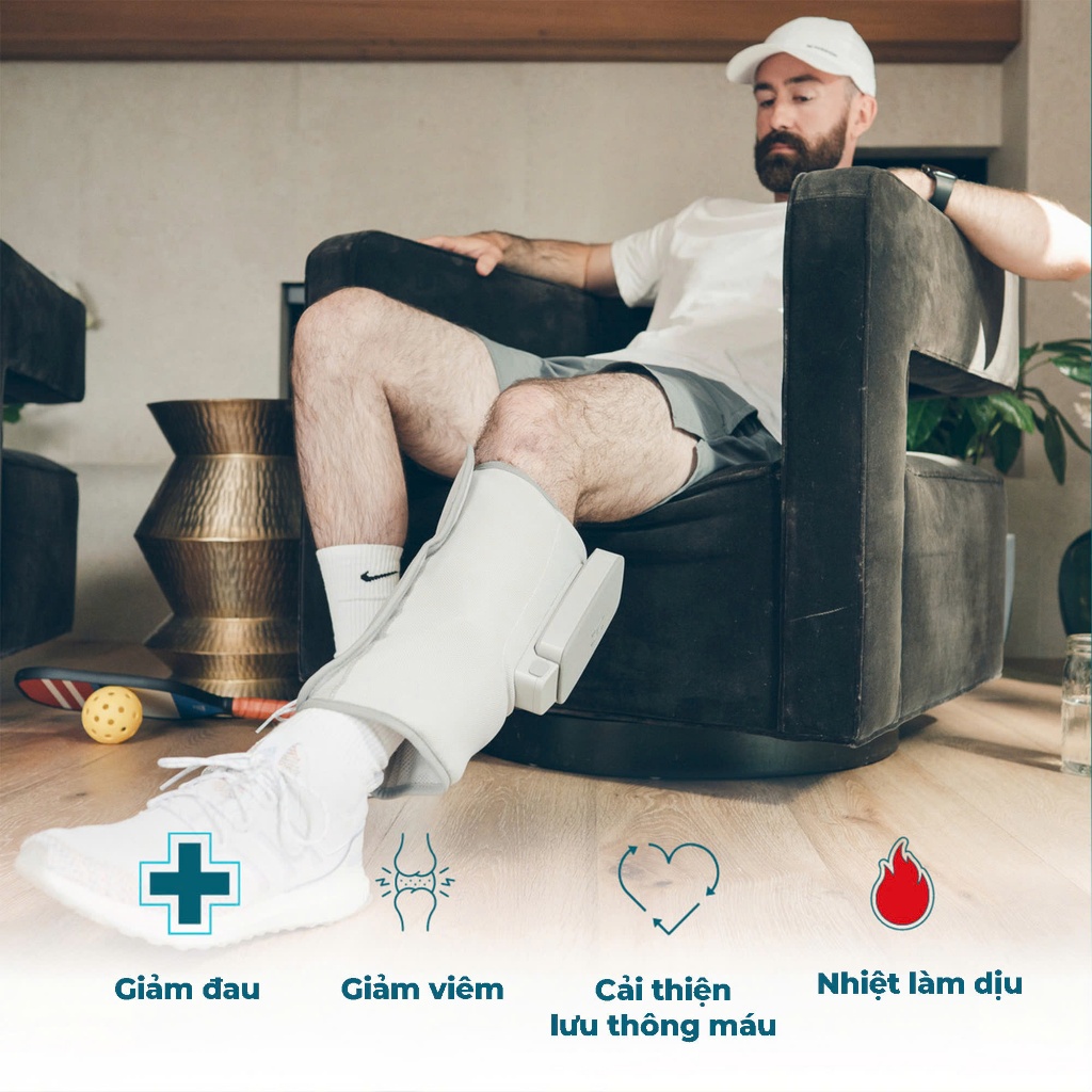 Bao massage khí nén quấn bắp chân HoMedics SR-CMC10H