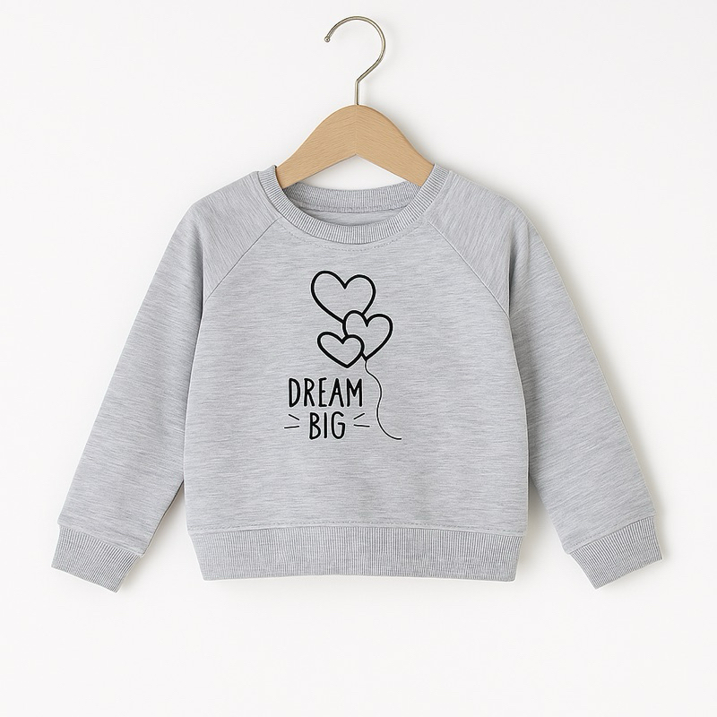 Áo nỉ bé gái dài tay croptop C3076 xuất dư xịn – áo thu đông cho bé 6 tháng đến 11 tuổi (7-45kg), chất nỉ mềm ấm