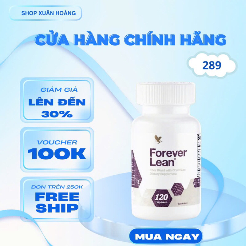 Viên Hỗ Trợ Kiểm Soát Cân Nặng #289FlP Lô Hội. Forever Lean. Hạn Chế Hấp Thu Chất Béo. 120 Viên