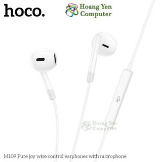 Tai Nghe Nhét Tai Hoco M109 Có Micro Đàm Thoại - Jack cắm 3.5mm hoặc Type C - Bảo Hành 3 Tháng - Hoàng Yến Computer