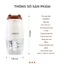 Máy xay thực phẩm mini đa năng Samono SW-MC200, dung tích 300ml, công suất 200W - BH12T