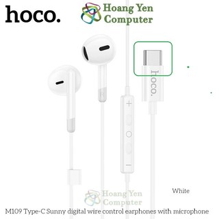 Tai Nghe Nhét Tai Hoco M109 Có Micro Đàm Thoại - Jack cắm 3.5mm hoặc Type C - Bảo Hành 3 Tháng - Hoàng Yến Computer