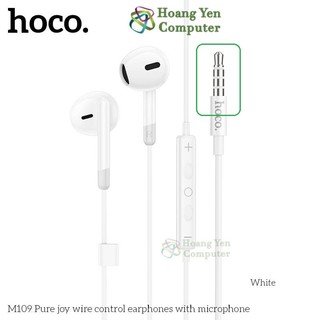 Tai Nghe Nhét Tai Hoco M109 Có Micro Đàm Thoại - Jack cắm 3.5mm hoặc Type C - Bảo Hành 3 Tháng - Hoàng Yến Computer