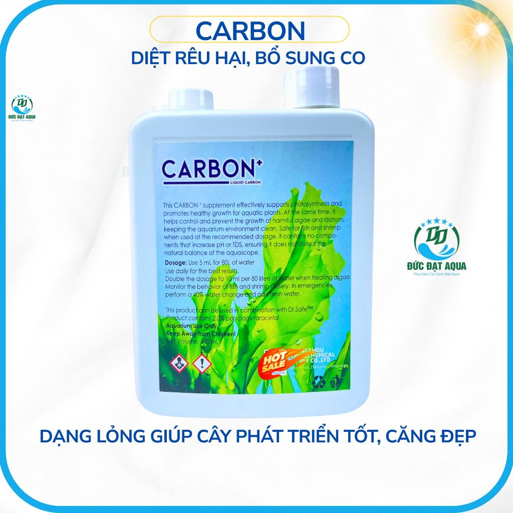 Carbon 450 mL cần thiết cho cây thủy sinh Loại bỏ tảo có hại, giải pháp thay thế hiệu quả cho CO2 7