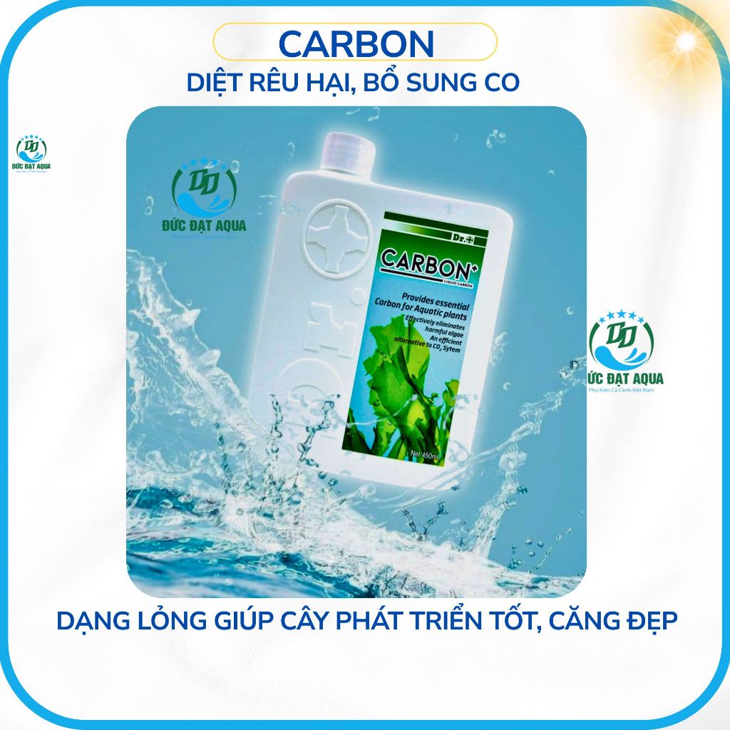 Carbon 450 mL cần thiết cho cây thủy sinh Loại bỏ tảo có hại, giải pháp thay thế hiệu quả cho CO2 2