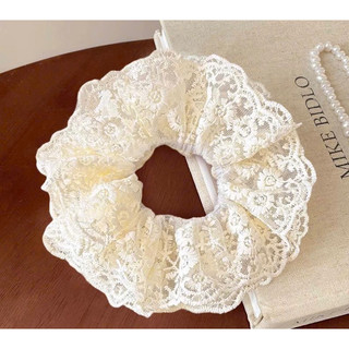 dây buộc tóc chun ren công chúa hàng Qc 4 lớp 14cm