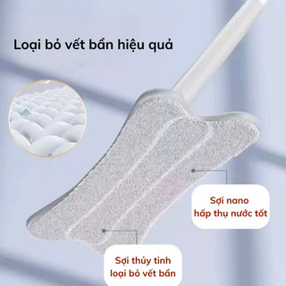 Cây lau nhà chữ X tự vắt bàn lau lớn xoay 360 độ tiện lợi chổi lau nhà 3 trong 1 lau khô đa năng cây lau nhà vắt phẳng