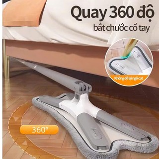 Cây lau nhà chữ X tự vắt bàn lau lớn xoay 360 độ tiện lợi chổi lau nhà 3 trong 1 lau khô đa năng cây lau nhà vắt phẳng