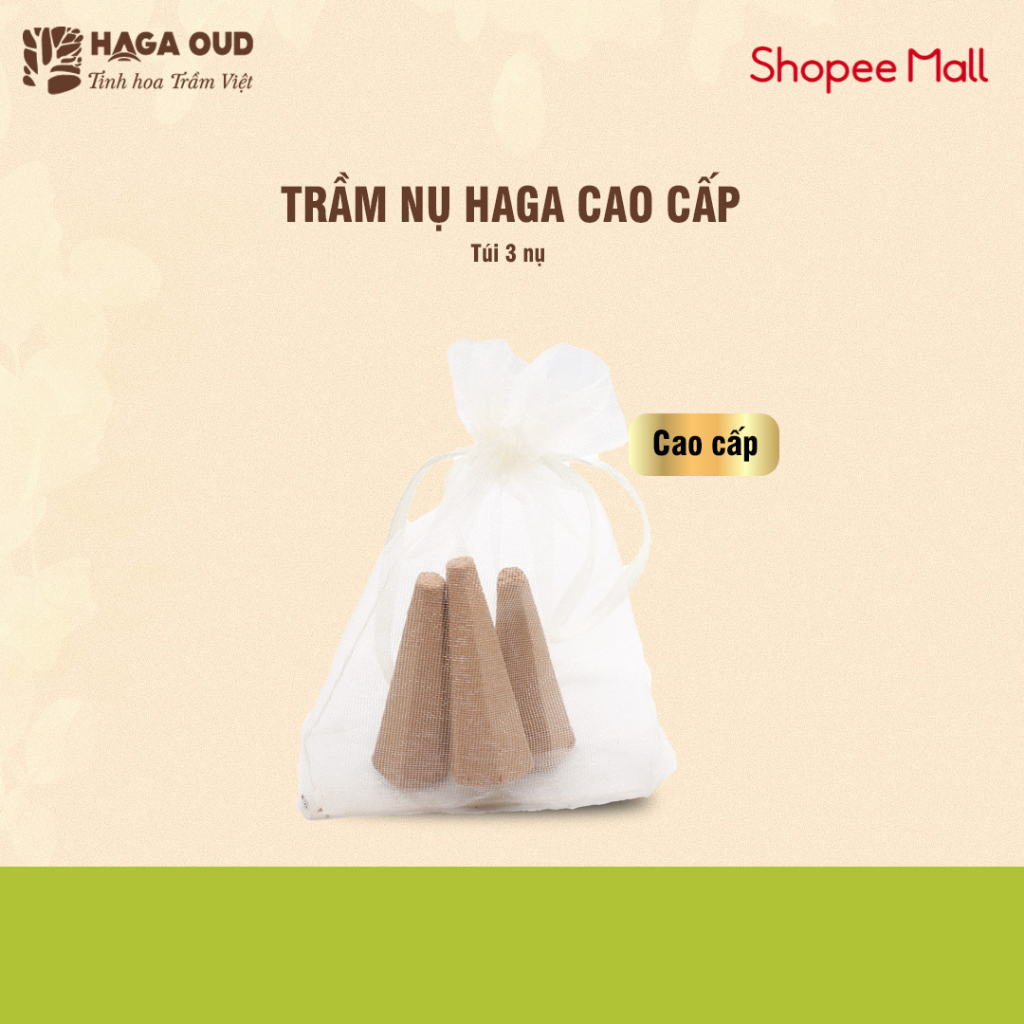 Ảnh Trầm nụ Haga cao cấp, Đậm ngọt hương trầm, Mùi hương cao quý - 3 NỤ 1