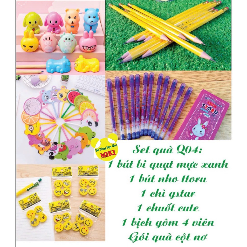 SET QUÀ 20k đến 30K (Đồ dùng dạy học Miki)