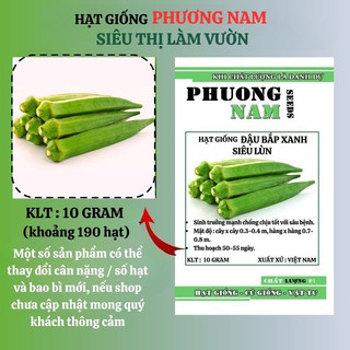 10 Gram - Hạt Giống Đậu Bắp Xanh Siêu Lùn Phương Nam