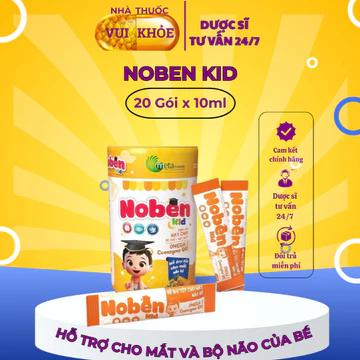 Bổ não, bổ mắt cho bé Noben kid Siro phát triển trí não cho bé giúp trẻ thông minh sáng mắt