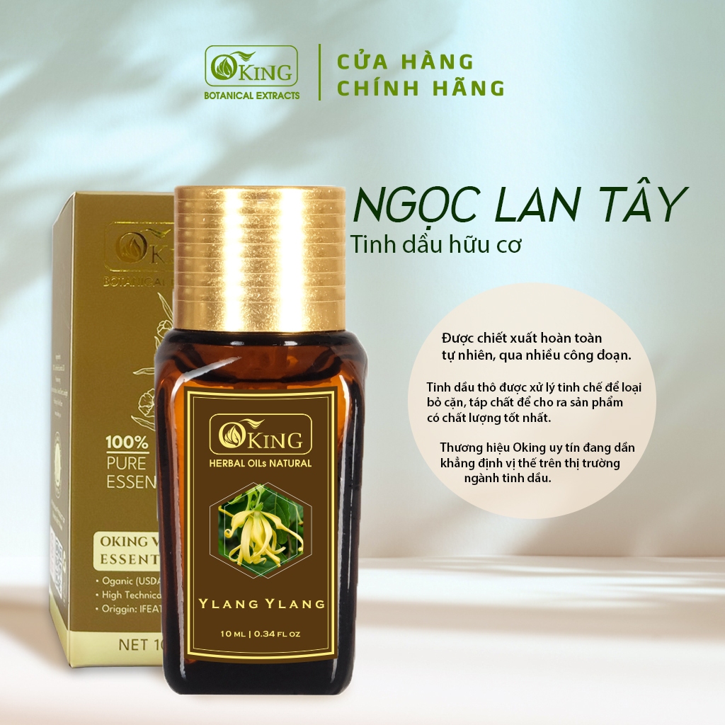 Tinh dầu Ngọc Lan Tây nguyên chất (Ylang Ylang) xông phòng | Oking Việt Nam