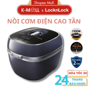 Nồi Cơm Điện Áp Suất Cao Tần LocknLock IH Pressure Rice Cooker EJR526GRY (1.8L) Giữ Ấm 24H - K-MALL
