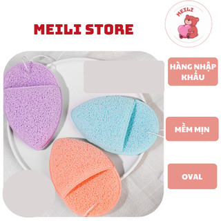 Bông Mút Trang Điểm, Mút Trang Điểm Tròn - Vuông - Oval Siêu Mềm MEILI STORE