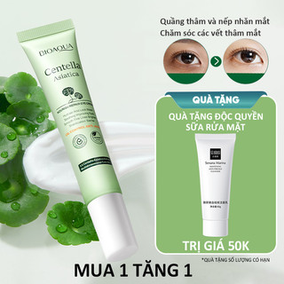 Kem Dưỡng Da Mắt Centella asiatica 20g Làm Trắng Dưỡng Ẩm Chống Nếp Nhăn Lão Hóa Xóa Mờ Bọng Mắt Quầng Thâm