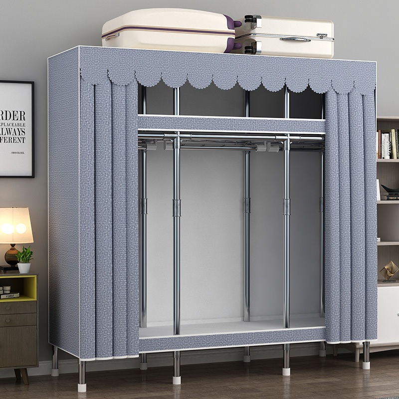 Tủ Quần Áo ,Tủ Vải , Kệ Treo Quần Áo ,Tủ Vải Khung Thép Cao Cấp Hành ，Tủ  Đựng Quần Áo Vải Khung ThépDung tích lớn | Shopee Việt Nam