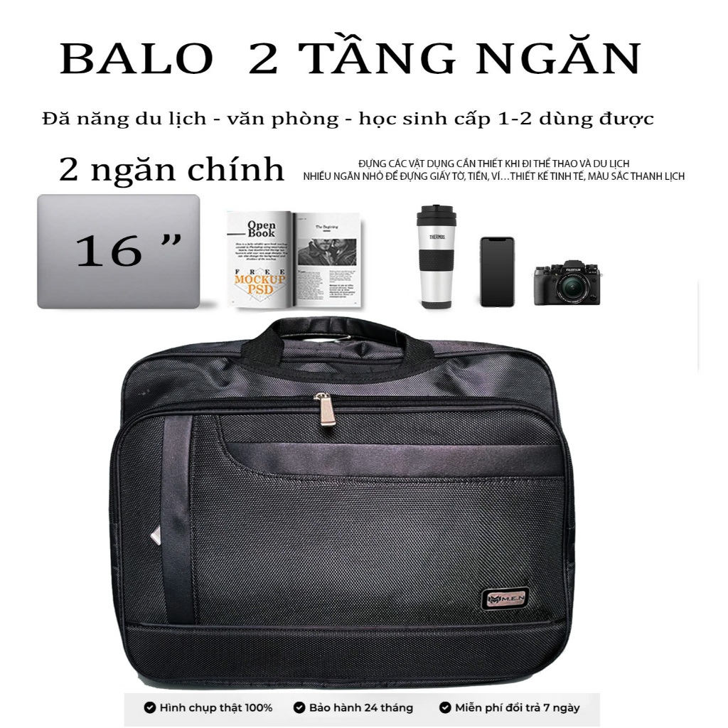 Cặp nam nữ học sinh Da kẹp lề đa chức năng cao cấp [CHẤT LƯỢNG]