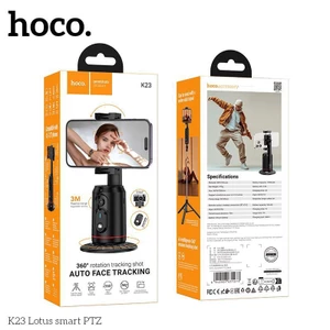 Gimbal đa năng Hoco K23 chụp ảnh, quay video, theo dõi khuôn mặt 360 độ
