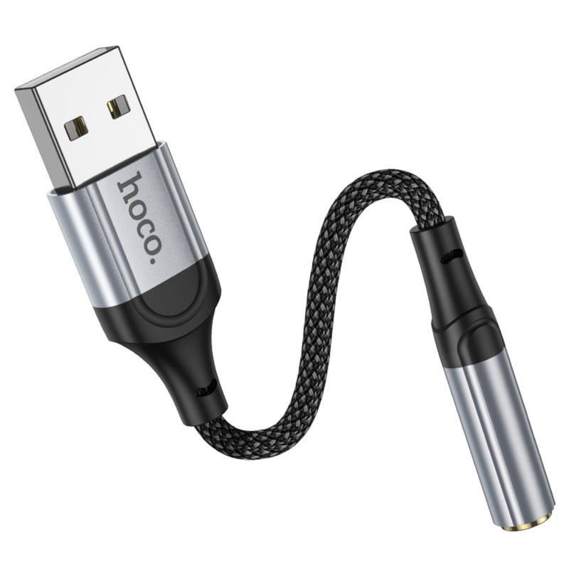 Cáp chuyển đổi Hoco LS36 ( USB/Type-C đực sang 3.5mm cái )