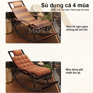 MY ghế bập bênh thư giãn - ghế lười - Ghế thư giãn Ghế mây lười biếng 115*63*56cm Có thể cân 300kg