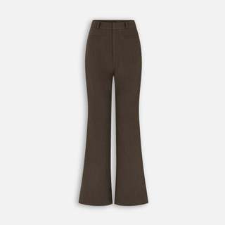 Quần ống loe OLV cạp cao tôn dáng dễ phối đồ Flare Trousers nhiều màu chất vải dày mịn ít nhăn