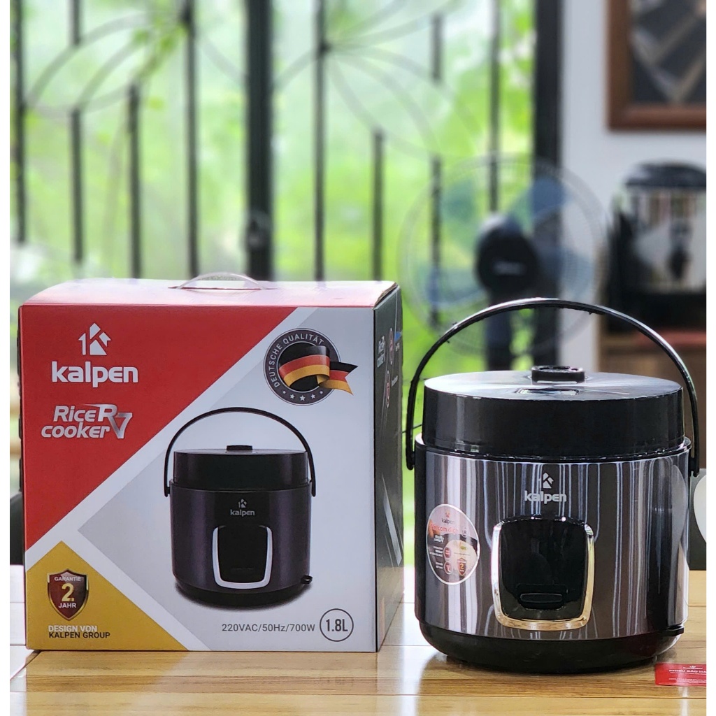 Nồi cơm điện lòng niêu phủ gốm Ceramic 1,8L Kalpen R7 - 700W, Bảo hành ...